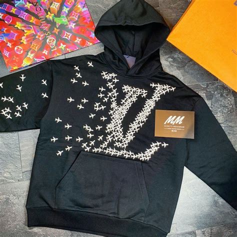 louis vuitton custom hoodie|Louis Vuitton plane hoodie.